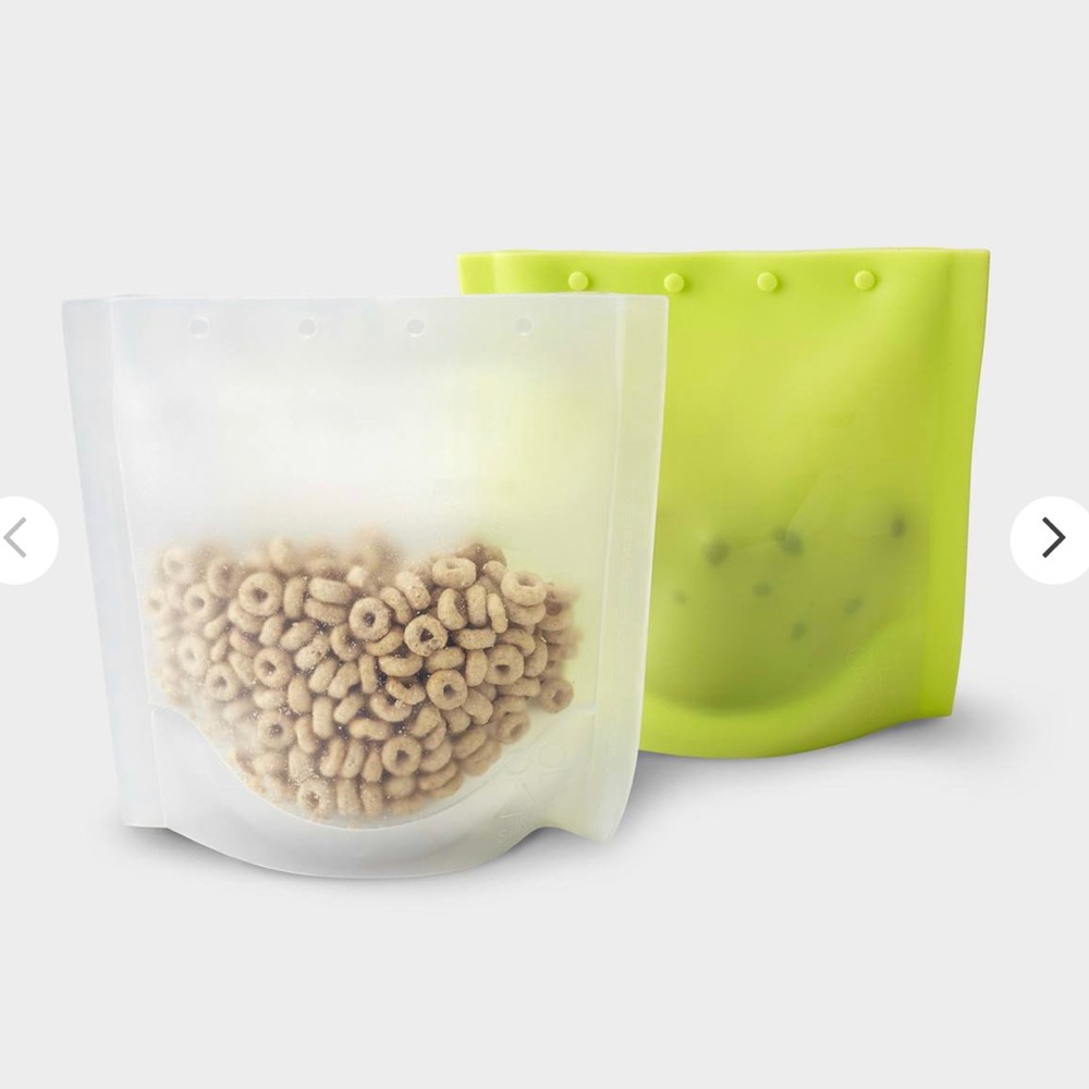 GoSili 2 Pack Silicone Sandwich Bags 100% European-grade silicone